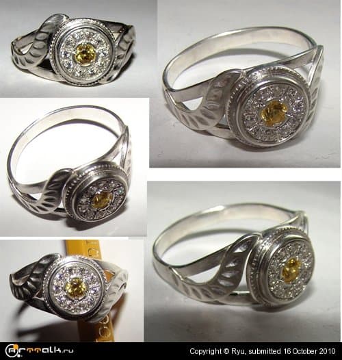 кольцо "сонце"