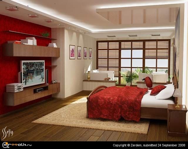спальня red