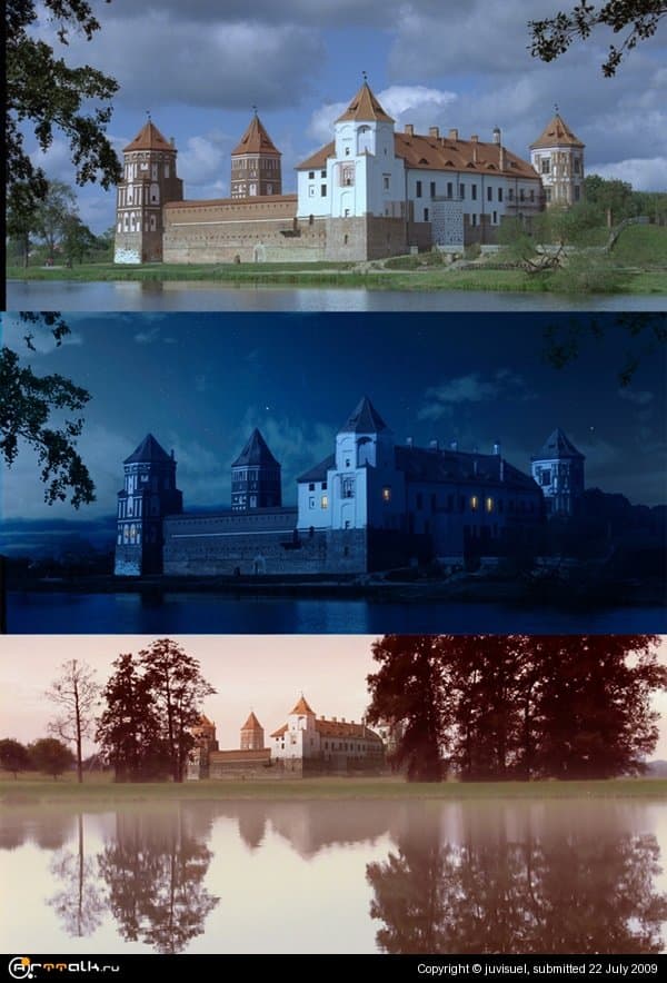 Замок. Меняем свет.