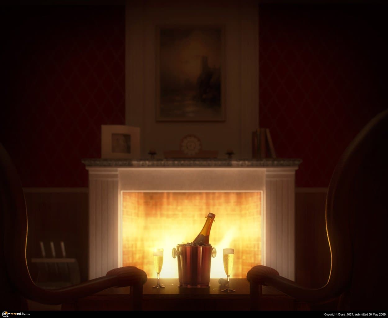 вечер у камина