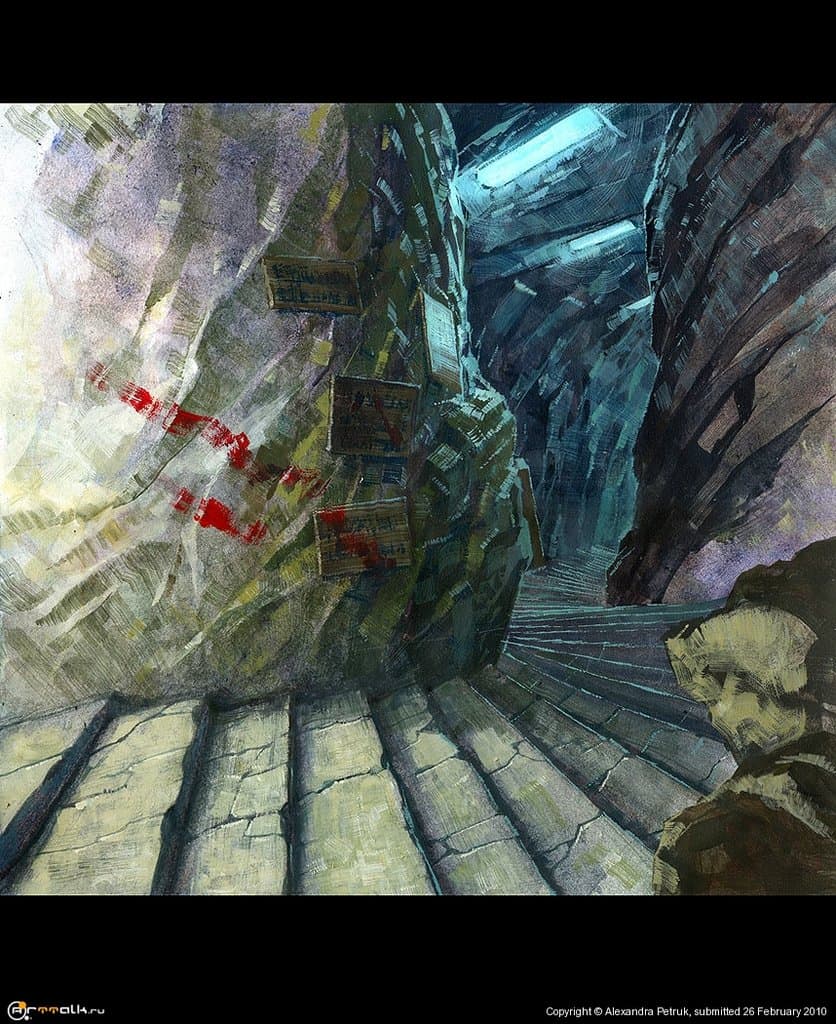 В катакомбы