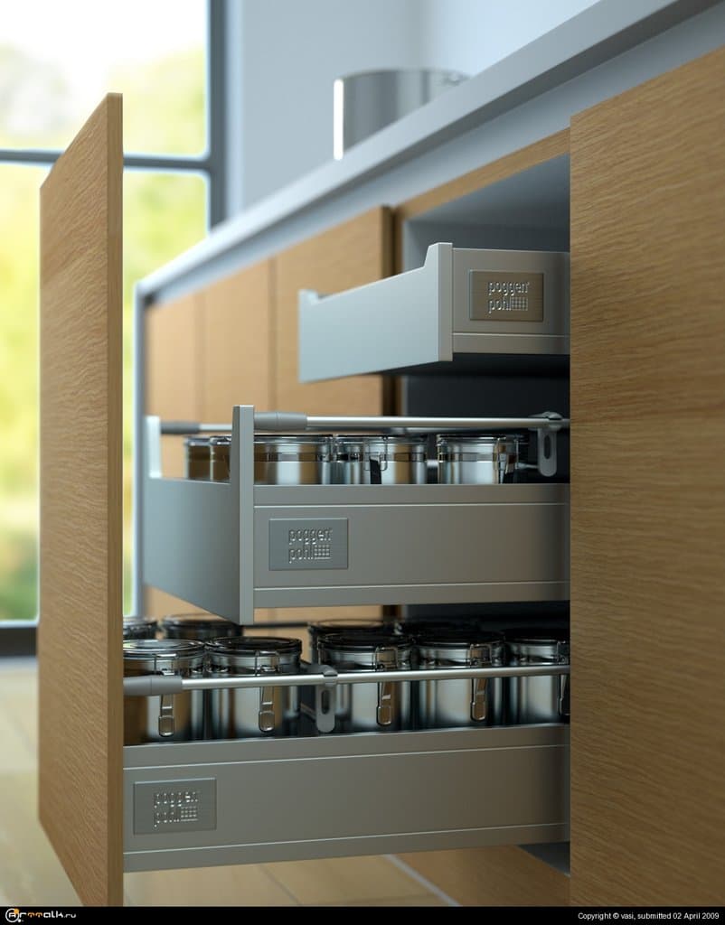 ящик кухни \"poggenpohl\"