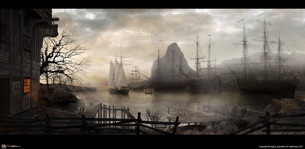 В английском порту