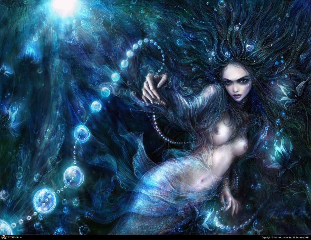 И снова-русалка.