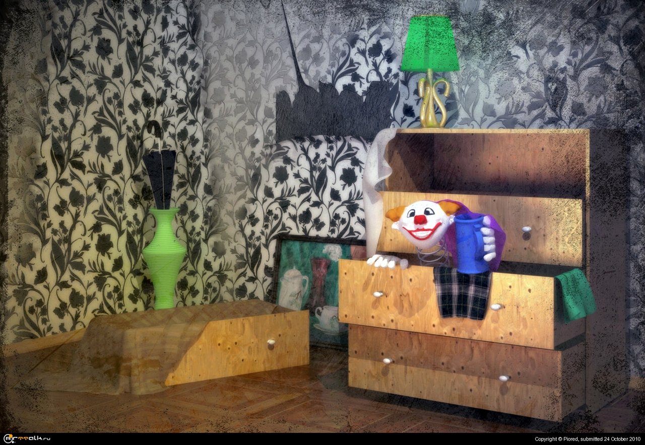 Клоун из тумбы