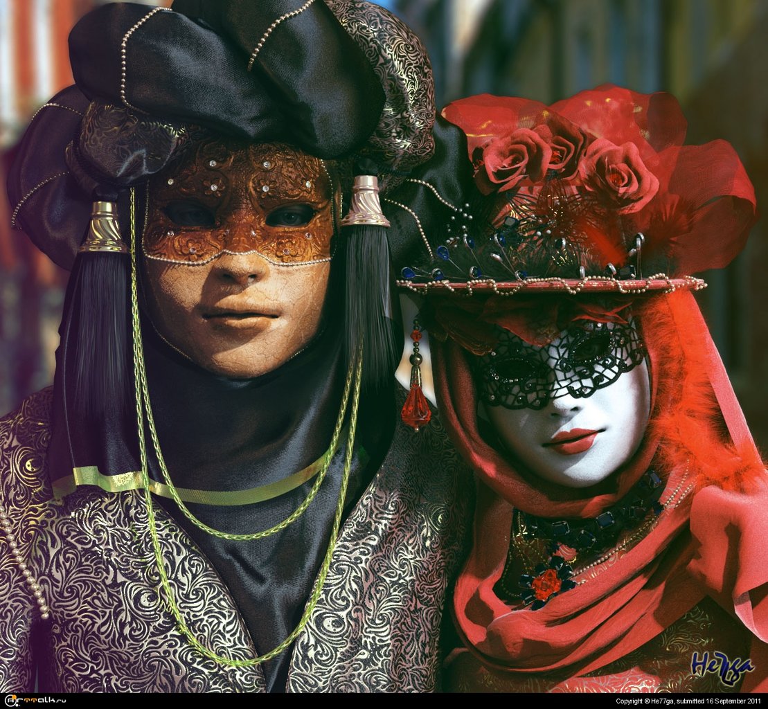 Двое на карнавале