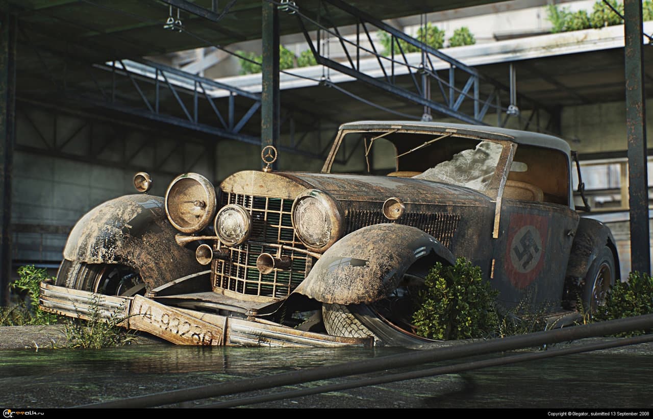 старый бенц по новому