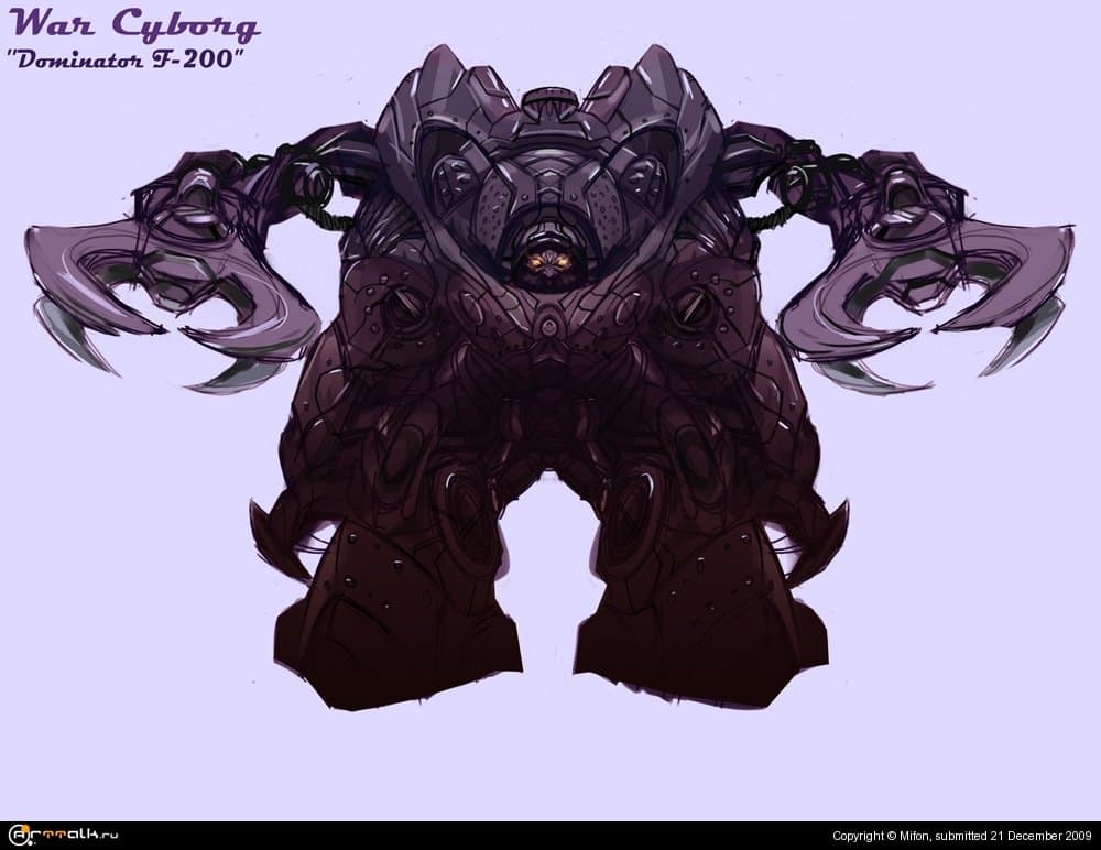 Киборг боевой))
