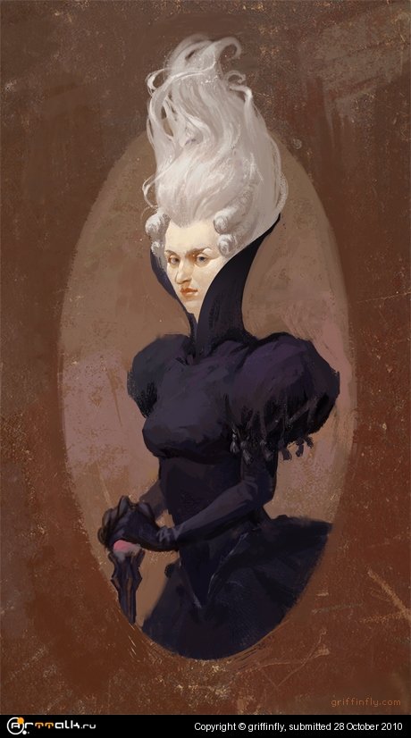 Дама в черном