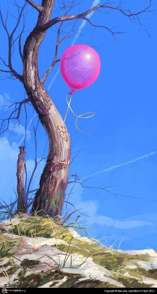 Весна. Деревце любви.