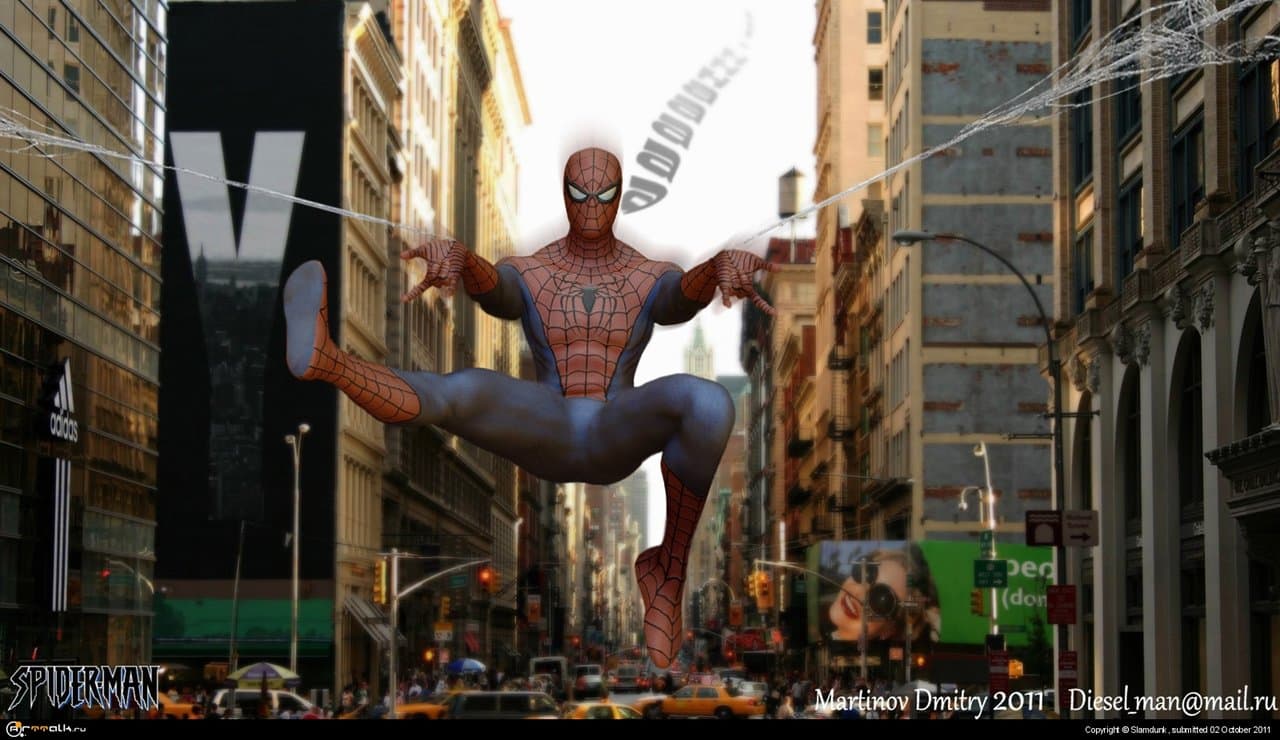 Веселый Спайдермэн