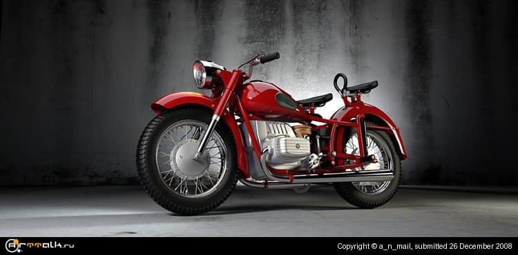 Мотоцикл-тяжеловес \"Днепр К-650\"