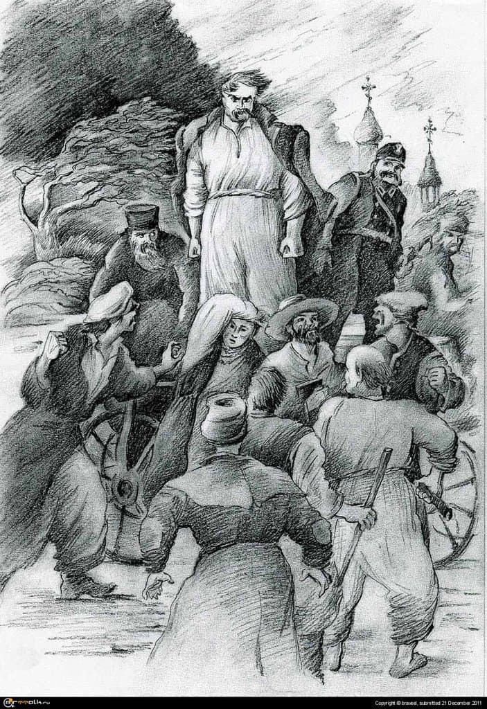 Крестьянский бунт. 19 век