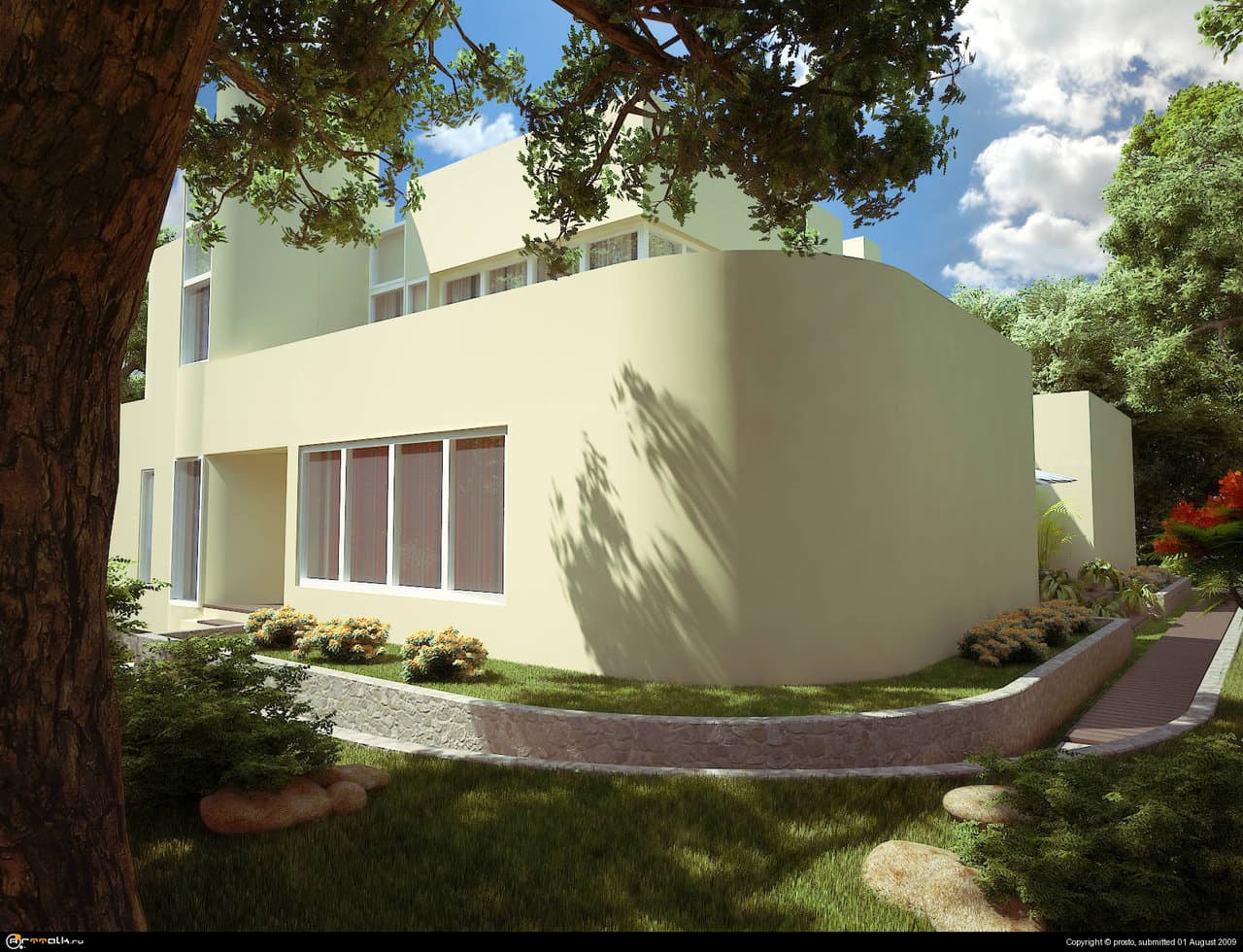 Дом в стиле Хай Тек