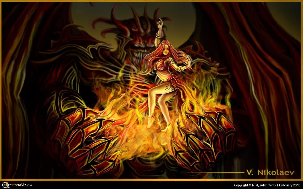 Демон и танец огня