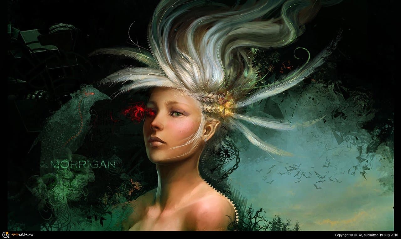 Portrait Of Of A Crow Maiden