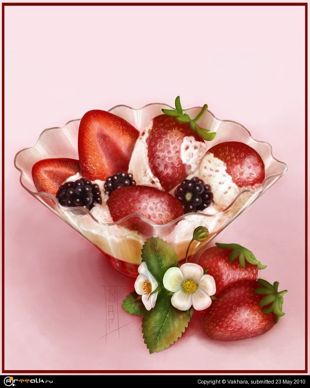 Клубника со сливками