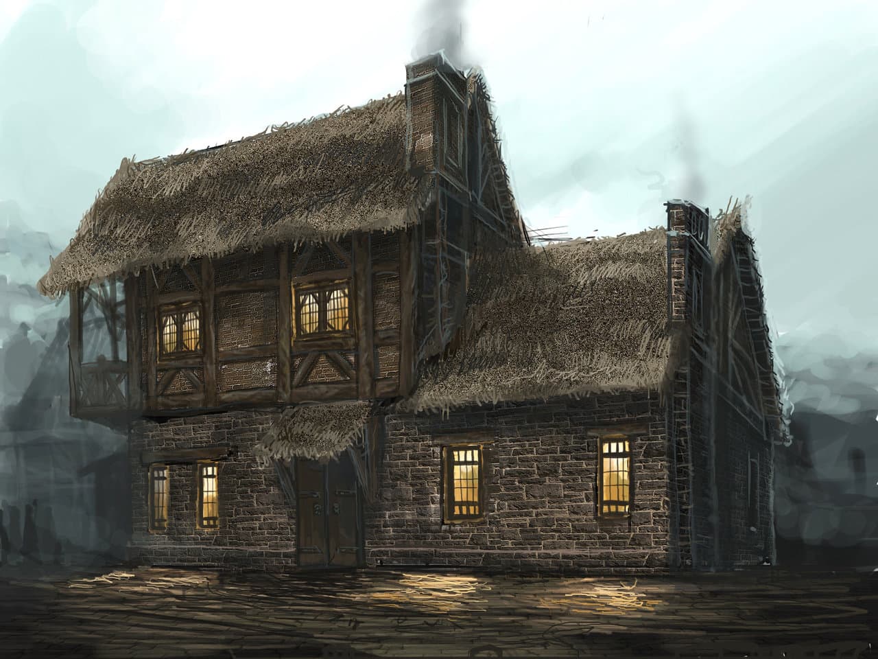 Концепт домика для игры