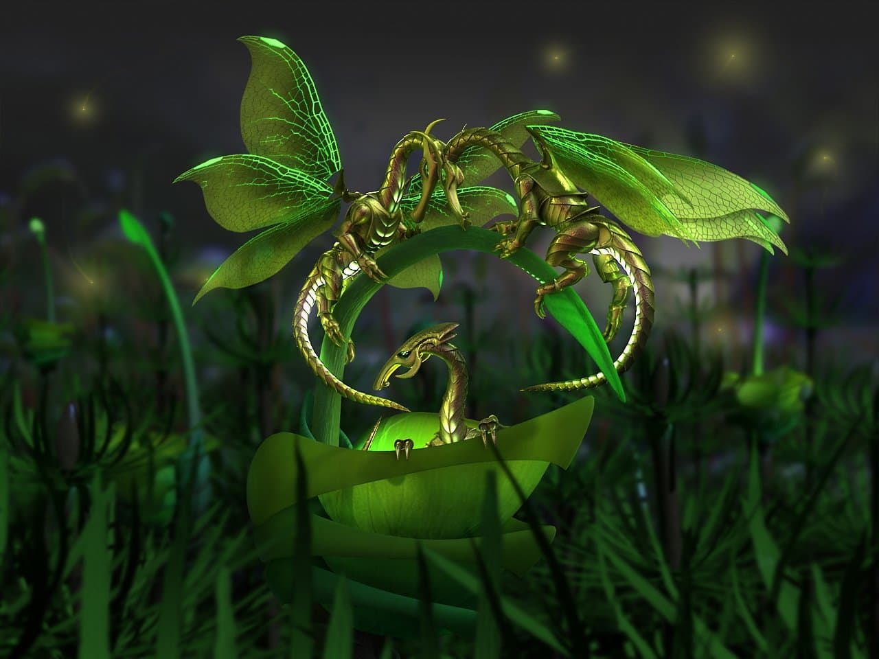 Светлячки :)