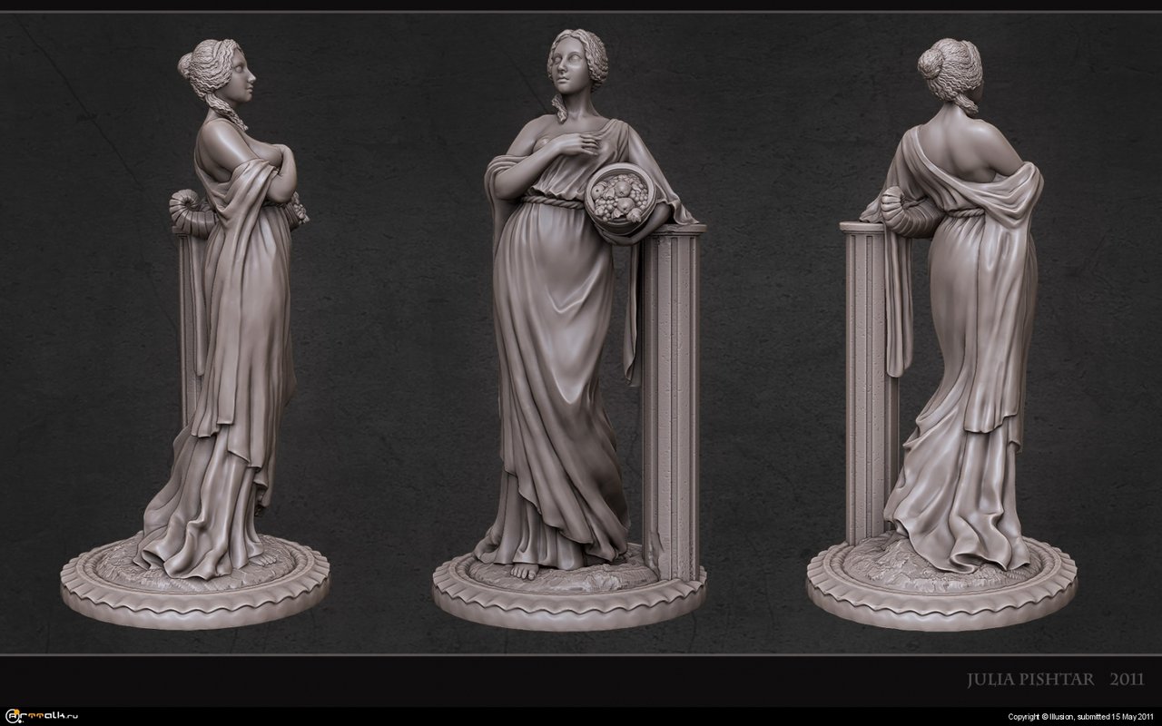 Девушка с рогом изобилия