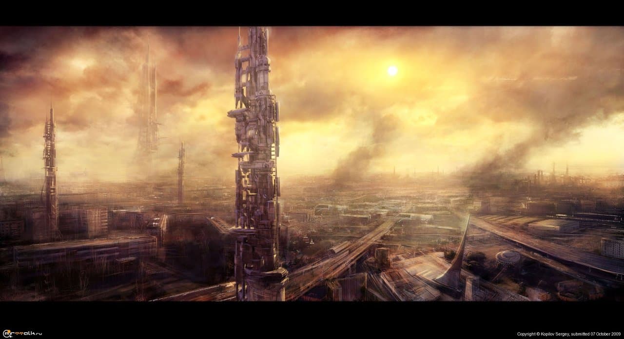 Полёт над городом