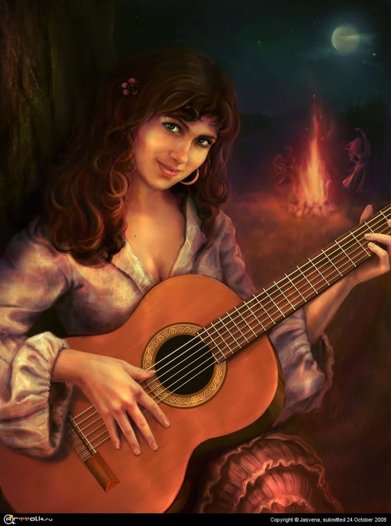 Ночь у костра