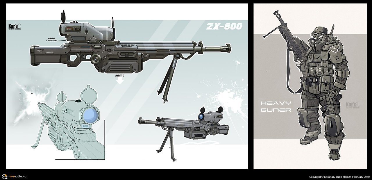 Heavy Guner & Zx-800