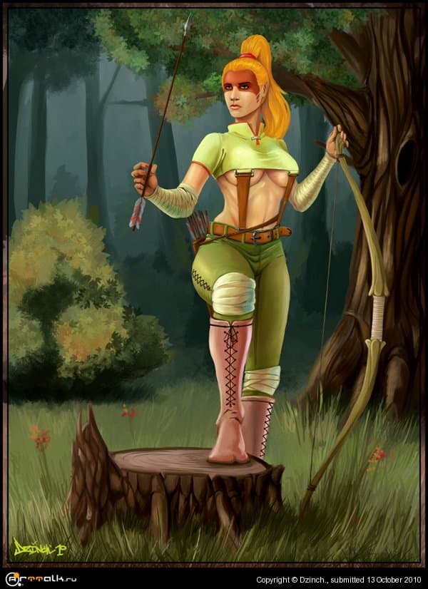 Лесная охотница