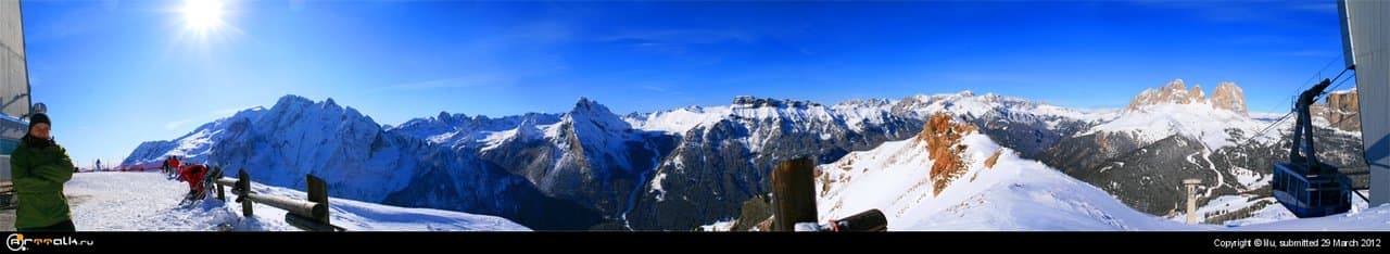 Доломитовы альпы. Панарама