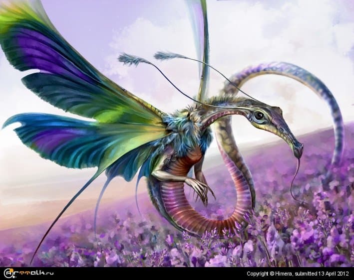 Лавандовый дракон