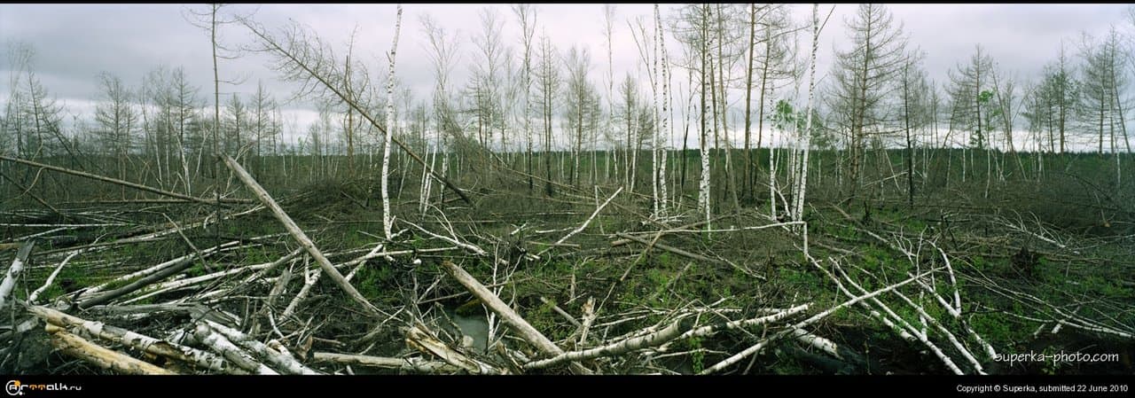 после падения метеорита