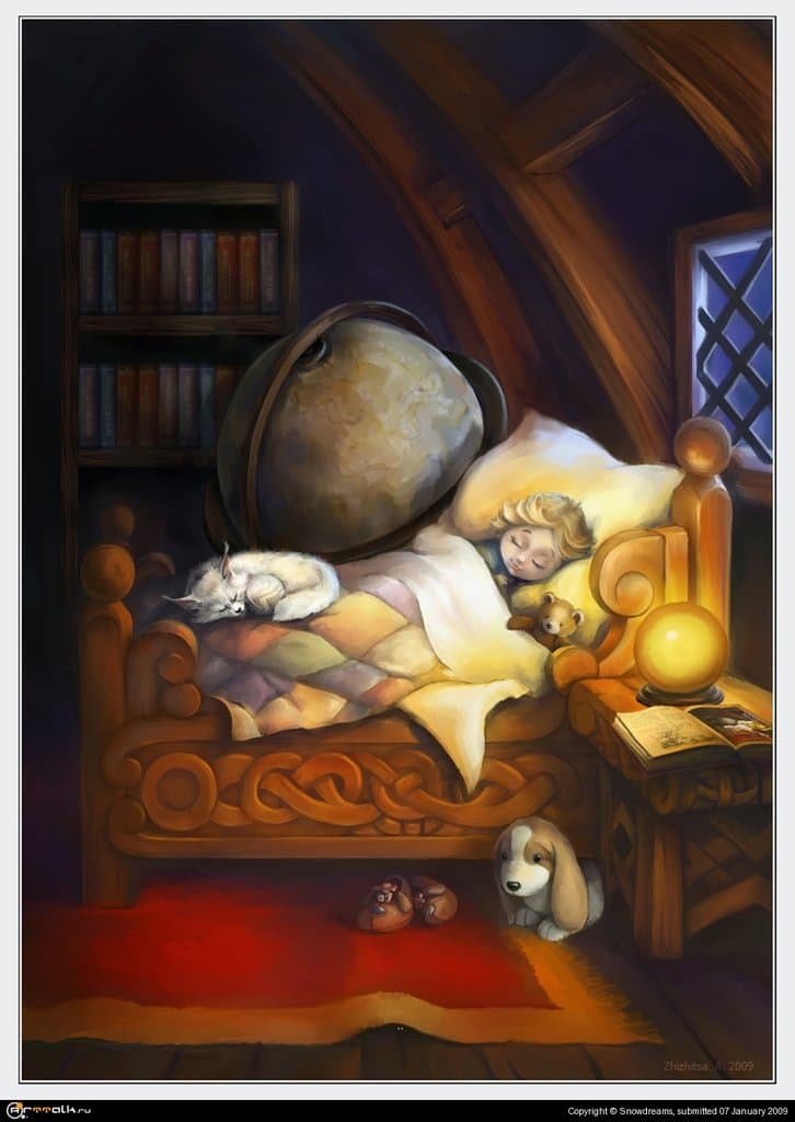 Белая кошка