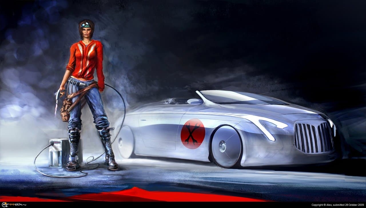 Девушка ремонтник