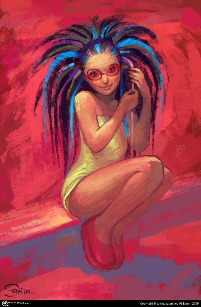 розовые очки