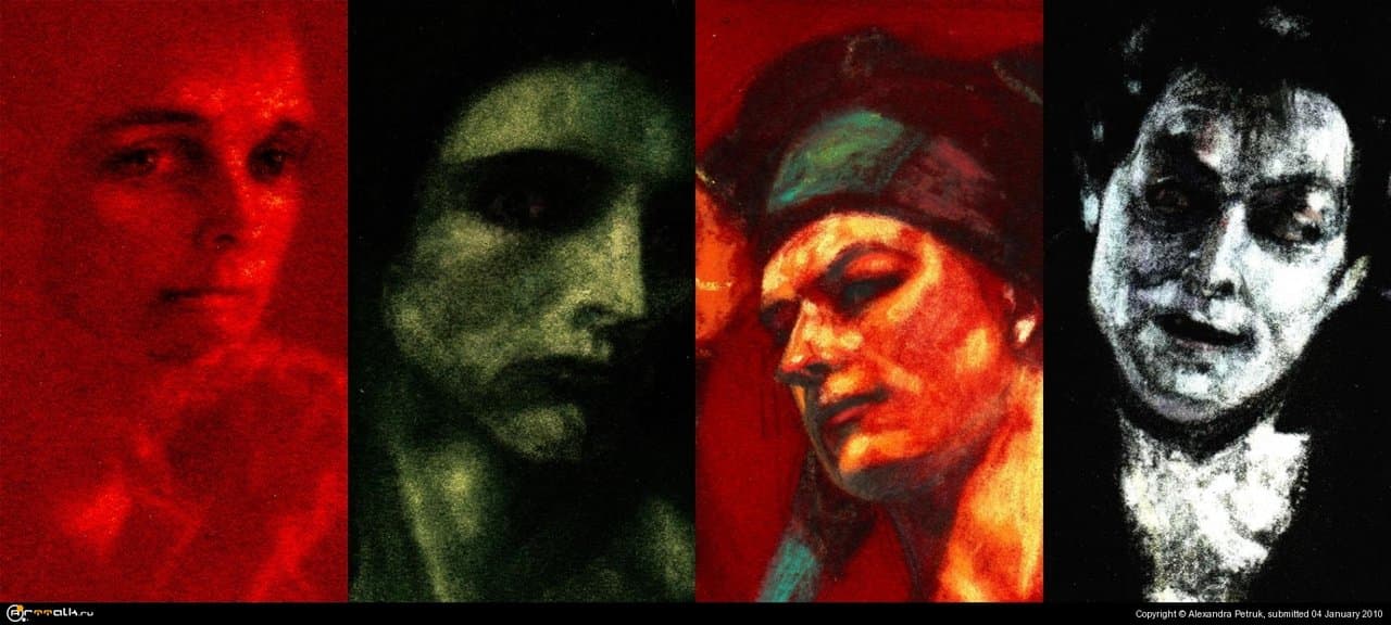 лица на бархате