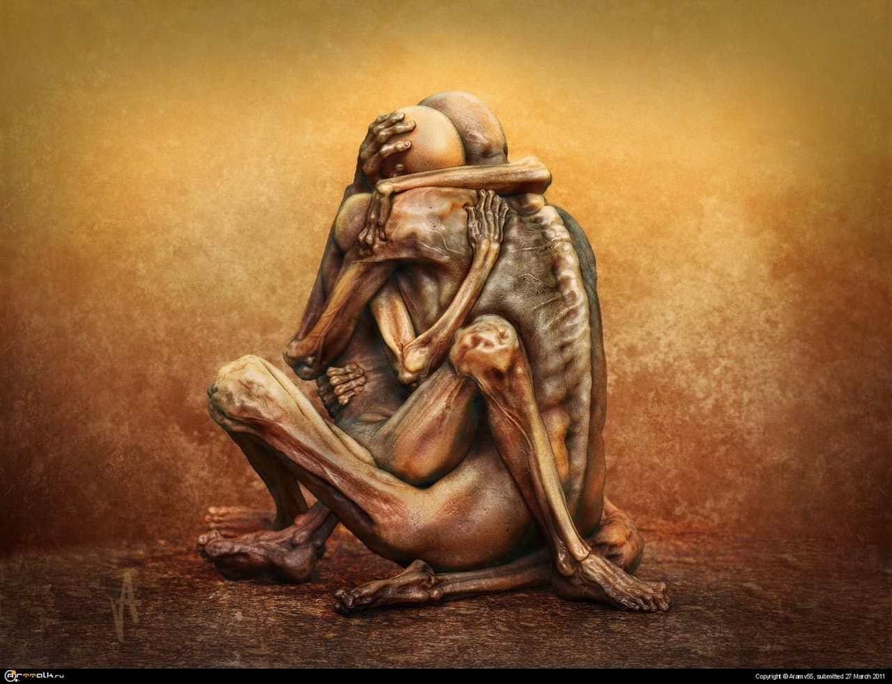 Zdzislaw Beksinski - Couple