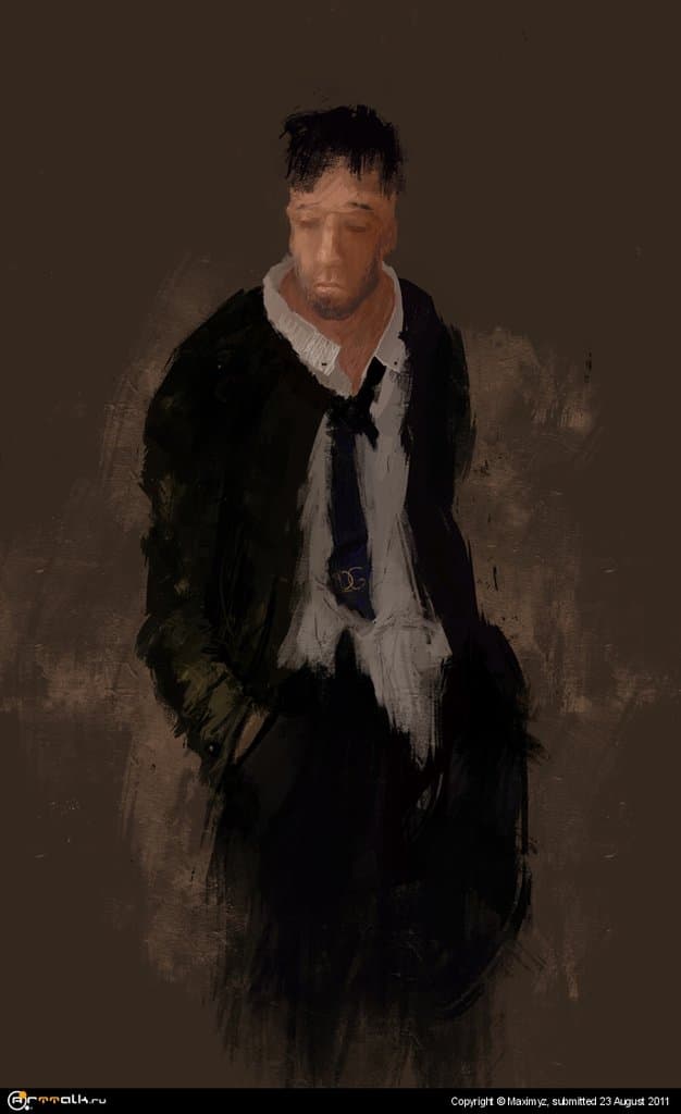 Мужик, полный бурбона