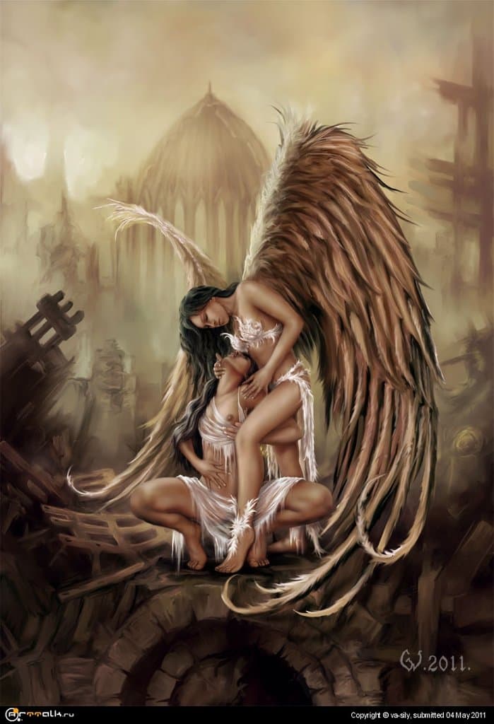 В объятиях ангела