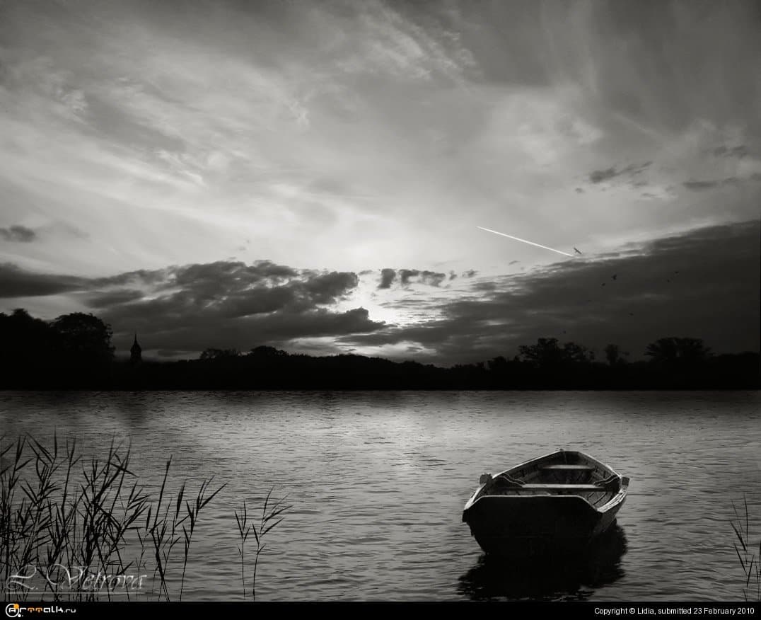 Лодочка и самолёт...