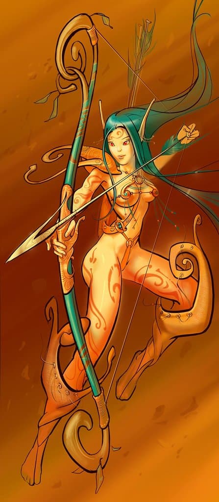 воинственная эльфийка