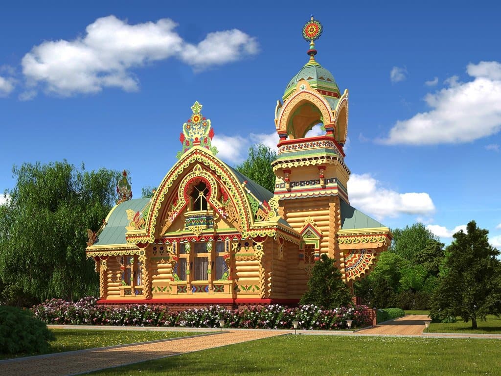 Современная избушка