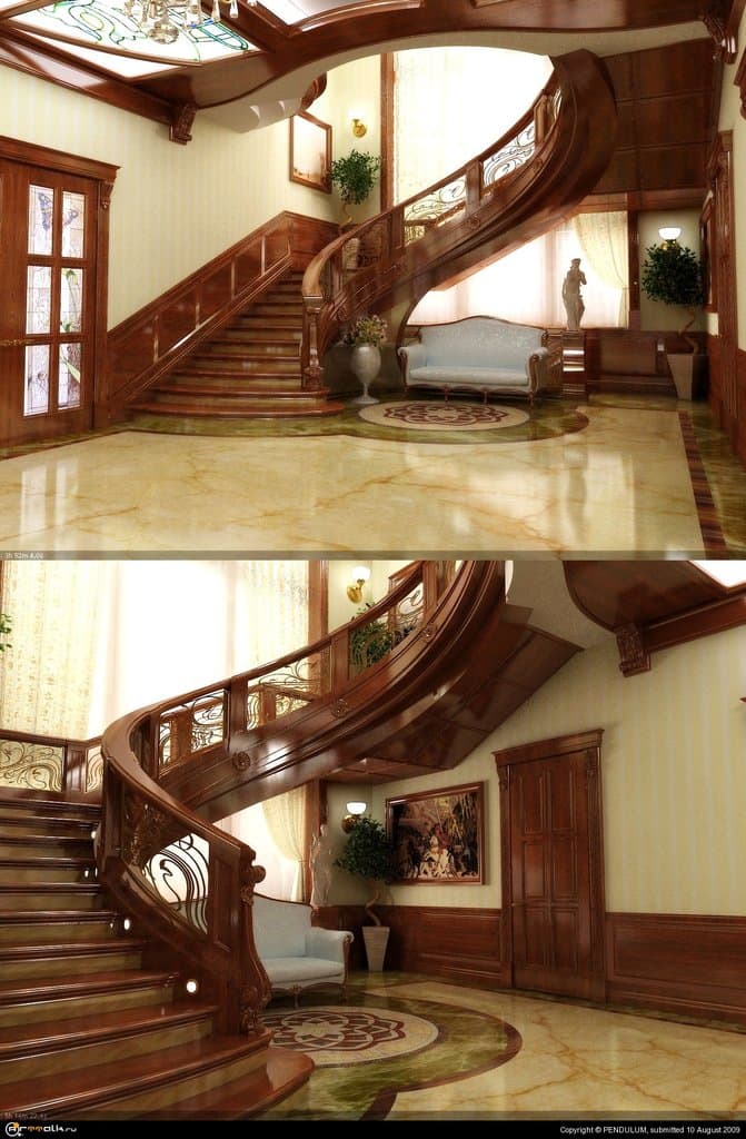 Лестница в частном доме