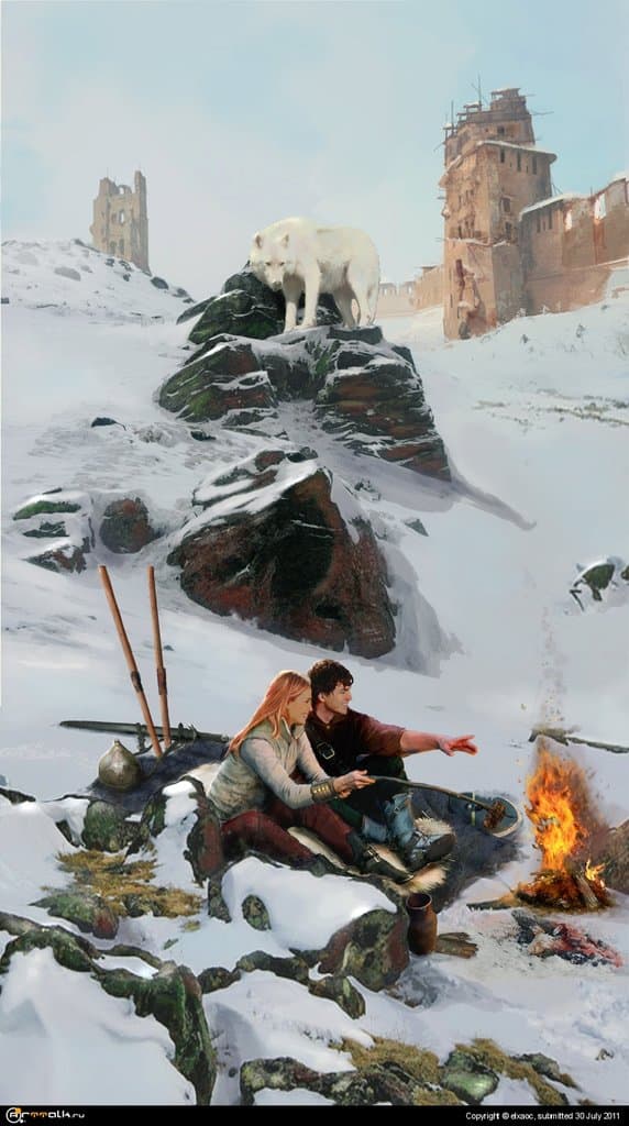 За стеной с бастардом.