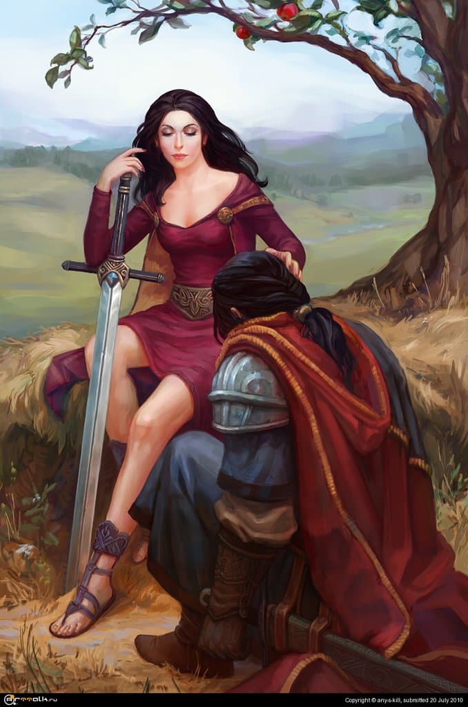 Morgana Le Fay And Sir Accolon