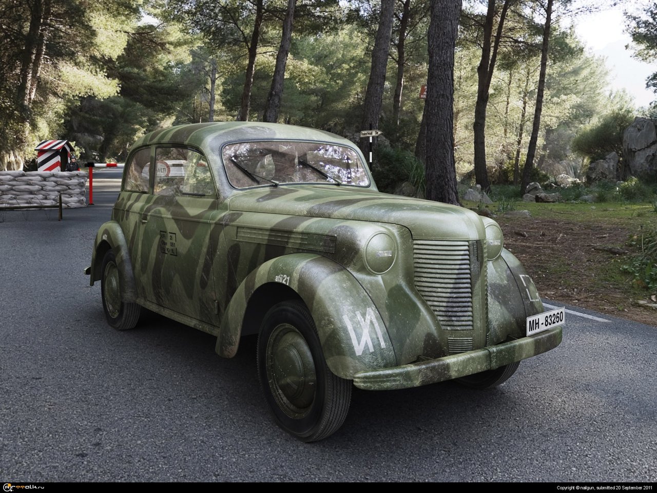 Опель Олимпия Ol38 Вермахт