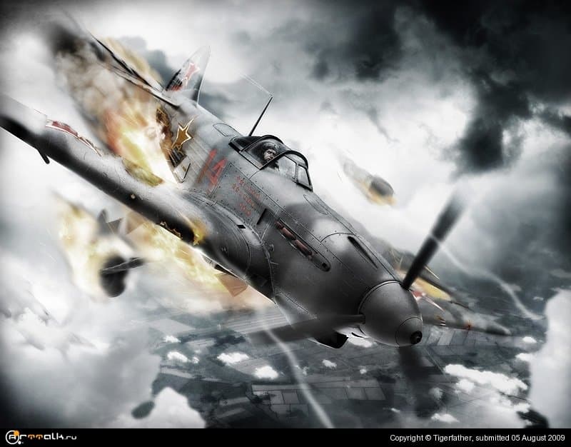 ЯК-9. Падение Аса.