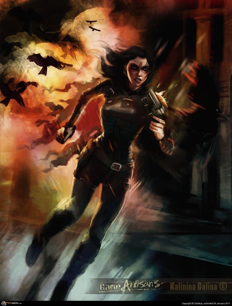 Ирис Шоу ворона