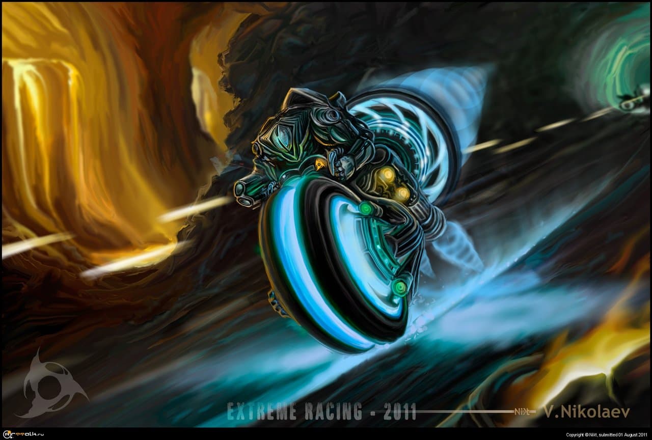 Biker From Extreme Racing