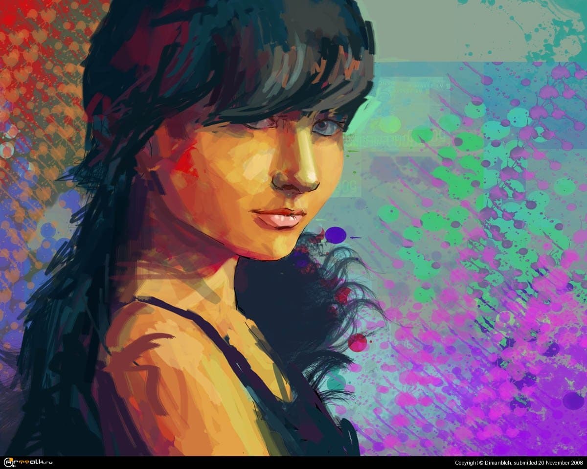 портрет девушки Инны