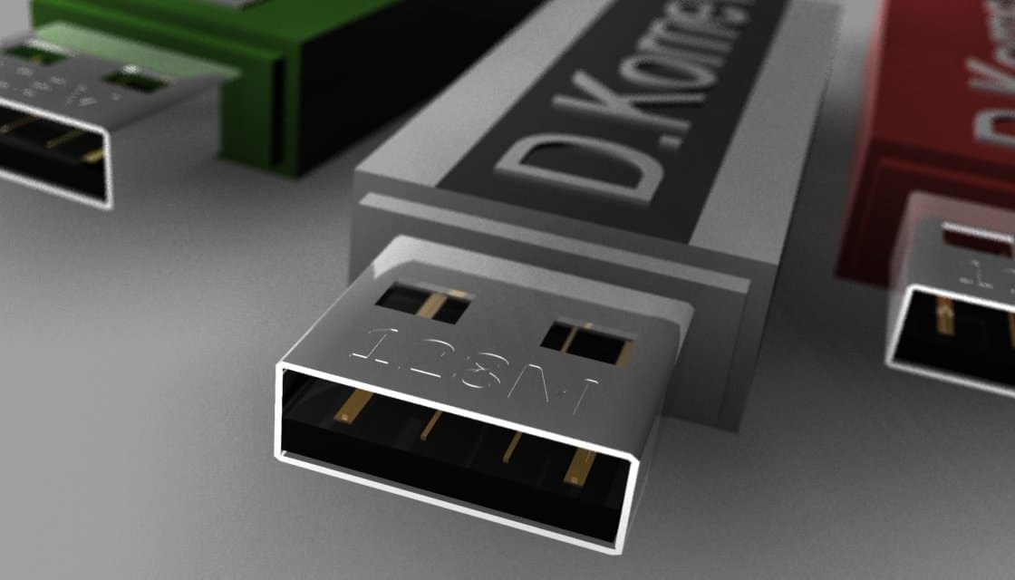 флешка(быстрое моделирование)